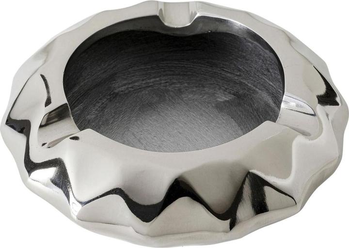 Kare Design Aschenbecher Avantgarde Silber/Weiss