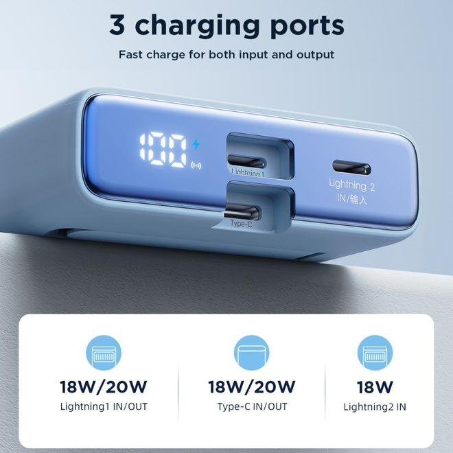 Actual product image Joyroom JR-PBM01 (10000 mAh, 20 W, 38.50 Wh)