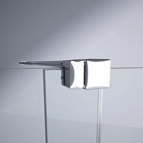 Produktbild Hüppe Xtensa pure Walk-In Gleittür 1teilig, mit festem Segment, Breite:180cm, Anschlag links, Quer (211 cm, 108 cm, 22 cm)