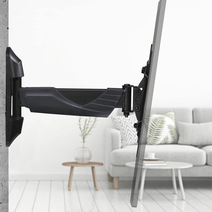 Image du produit Hama Support TV mural, inclinable et pivotant, 122 cm (48") jusqu'à 35 kg (Mur, 48", 35 kg)