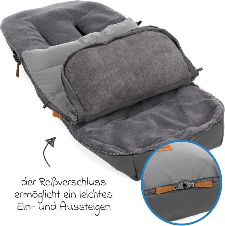 Produktbild Fillikid Fusssäcke für Kinderwagen & Buggys Fleece-Fusssack Kinley Reflect mit reflektierendem