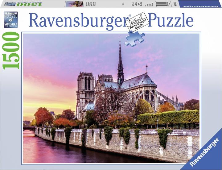 Actual product image Ravensburger Picturesque Notre Dame (1500 pieces)