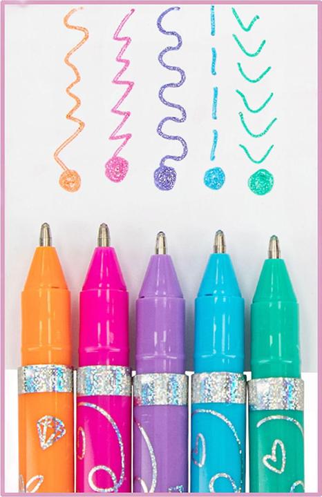 Produktbild Magni Glitter Gelroller TOPModel 5er (Mehrfarbig, 1 x)