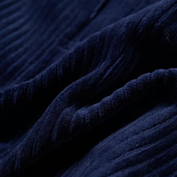 Immagine prodotto VidaXL Salopette da bambino in velluto a coste blu navy 128,Materiale: 58 (128)