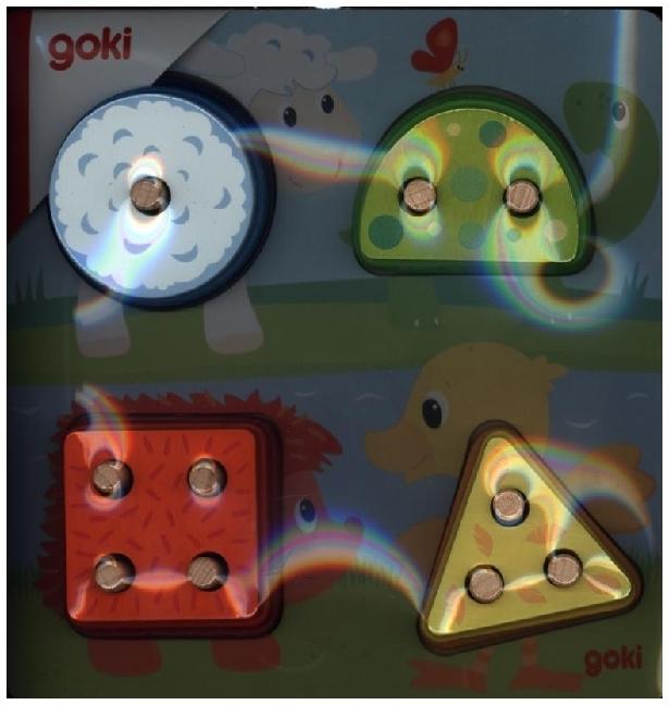 Image du produit Goki Planche de tri des couleurs et des formes Animaux
