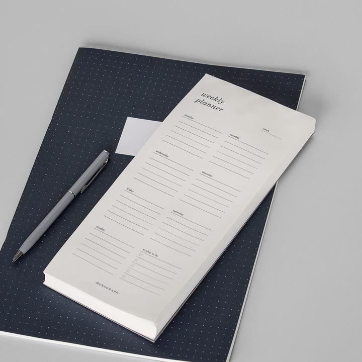Actual product image Monograph Weekly note calendar (Cheer, German)