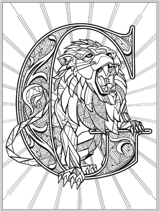 Actual product image Panini From the Harry Potter films: The Official Colouring Book: Gryffindor