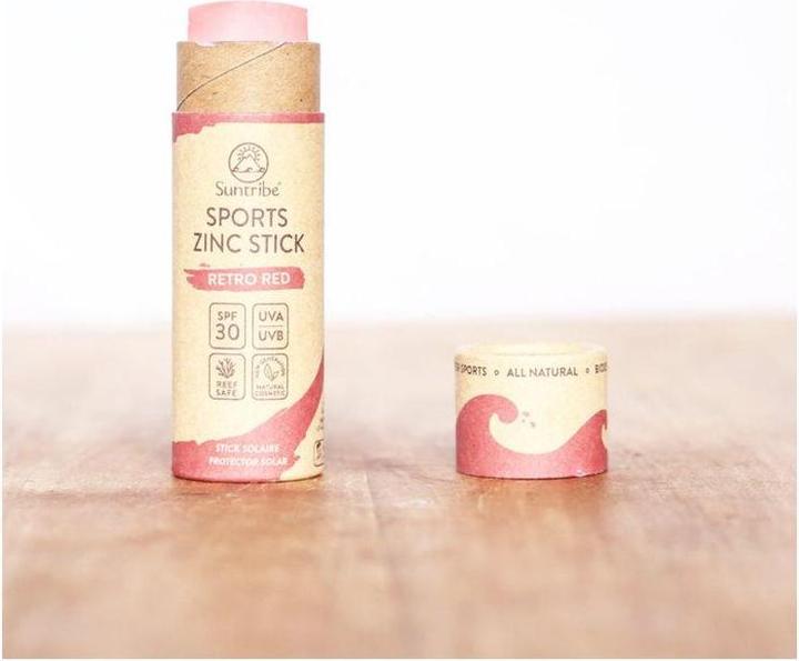 Immagine prodotto Suntribe Bio-Sonnenstift Retro Red (Stick solare, Crema solare viso, SPF 50, 33 ml, 1 g)