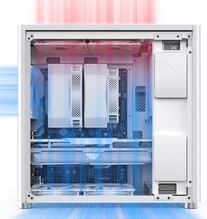 Actual product image Jonsbo D40 ATX Enclosure, Tempered Glass (ATX)