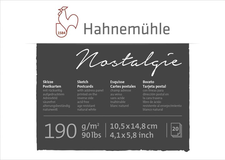 Actual product image Hahnemühle Drawing pad postcards (A6)
