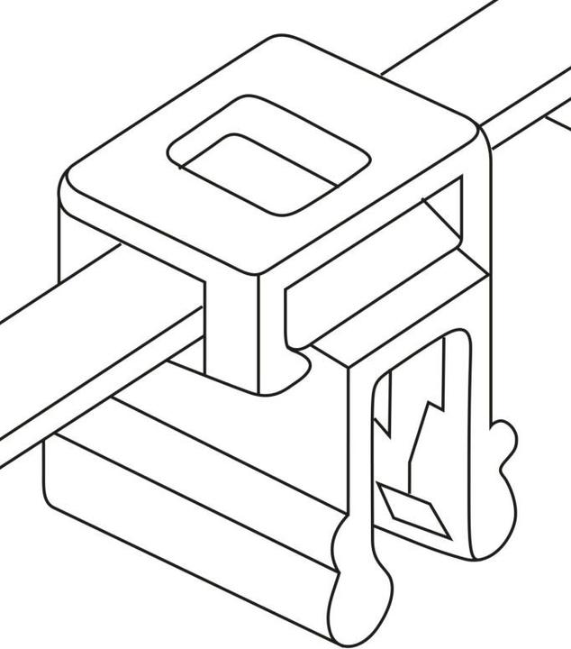 Produktbild HellermannTyton Befestigungsbinder (Befestigungsschlaufen, 200 mm, 500 Stk.)