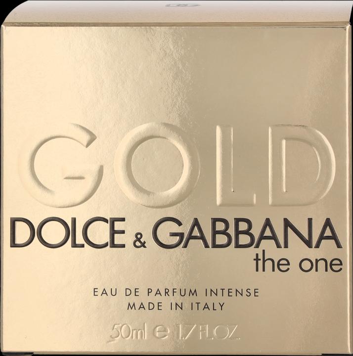 Actual product image Dolce & Gabbana The One Gold Eau de Parfum Intense 50 ml (Eau de parfum, 50 ml)