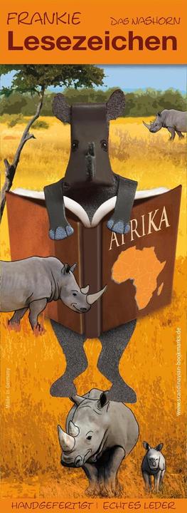 Image du produit Scandinavian Bookmarks Marque-page rhinocéros