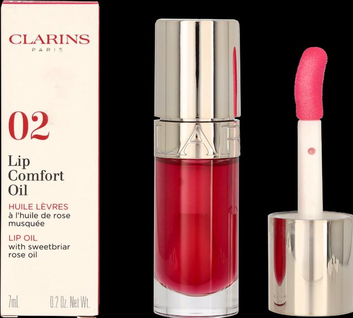 Actual product image Clarins Lip Comfort Oil (No. 02 - Raspberry)