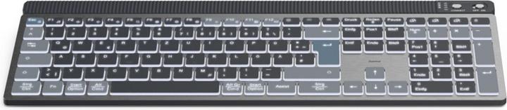 Actual product image Hama WK-750 Keyboard wireless grey (DE, Wireless)