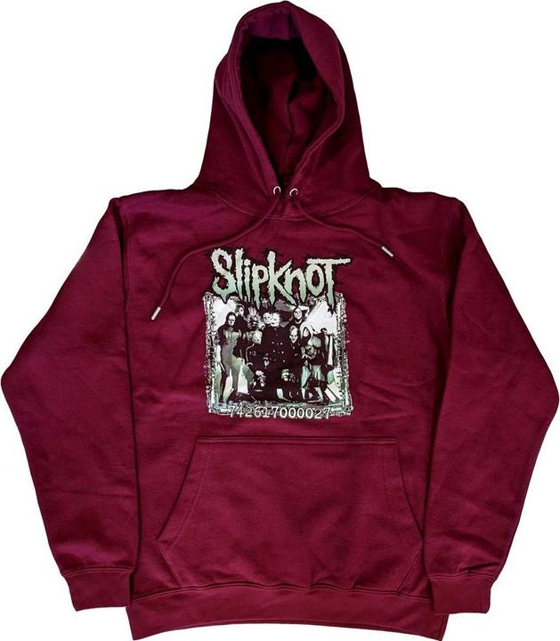 Immagine prodotto Slipknot Felpa con cappuccio con codice a barre per adulti (L)
