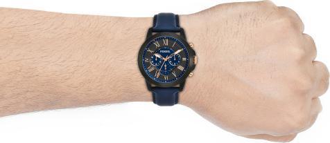 Actual product image Fossil grant (Analogue wristwatch, Chronograph, 44 mm)