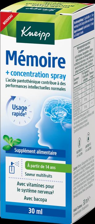 Energy Label Kneipp Gedächtnis + Konzentration Spray (1 Piece, Spray)