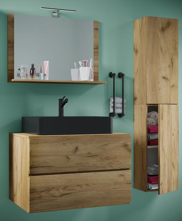 Actual product image VCM 4-piece wash place washbasin Lendas drawer