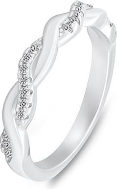 Brilio Silver - Charming silver ring with RI100W zircons - Circuit: 56 mm (56)