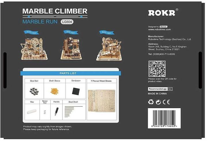 Produktbild Rokr Climber Kugelbahn - 3D Holzbausatz