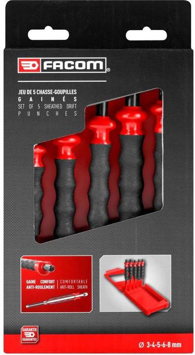 Actual product image Facom 249.GPB Pin punch set 5tl