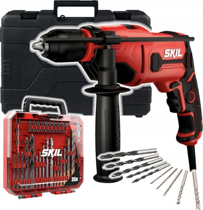 Produktbild Skil Schlagbohrmaschine 6725 GB 710W (Karton) Bit und Bohrer SET