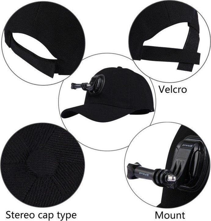 Image du produit Puluz Casquette avec support pour appareil photo de sport PU195