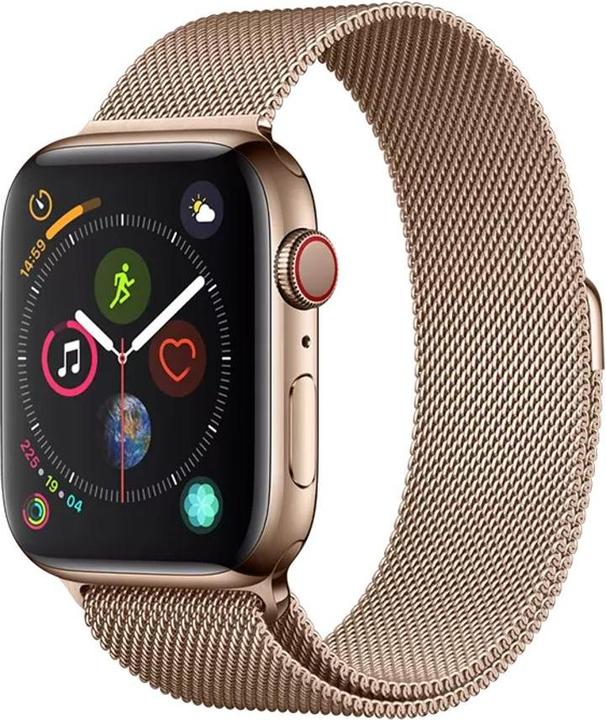 Produktbild Devia Armband Elegant Milanese für Apple Watch 49mm/ 45mm/ 44mm/ 42mm Roségold (Edelstahl)