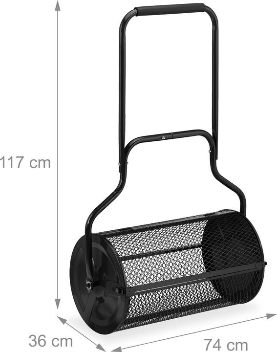 Actual product image Relaxdays Compost spreader