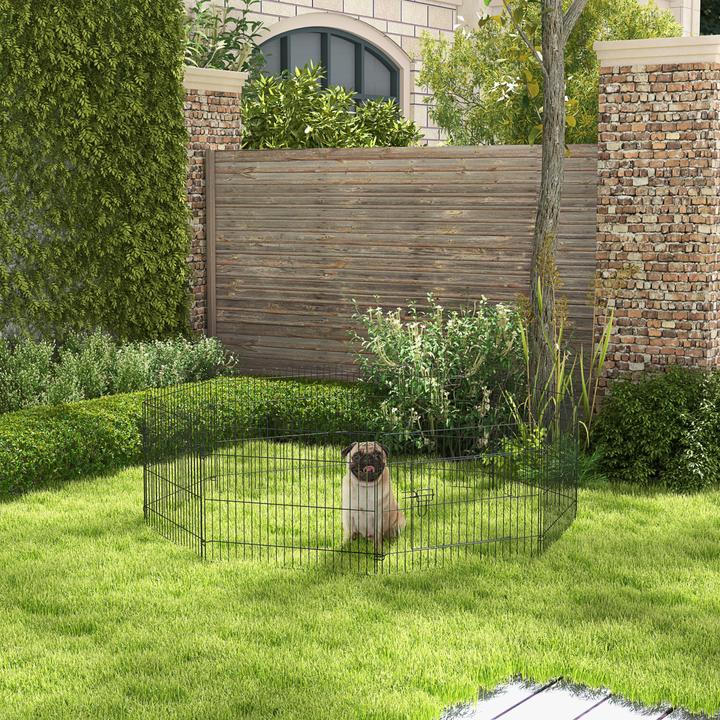 Produktbild PawHut Freilaufgehege für Hasen, Kaninchen und Hundewelpen