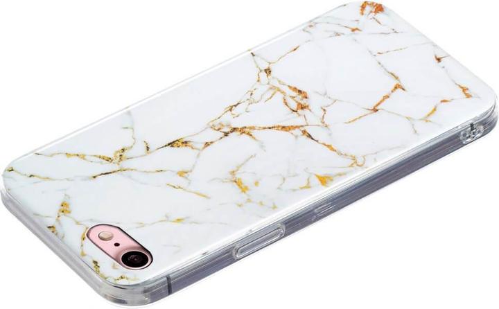 Immagine prodotto Cover-Discount iPhone SE / 8 / 7 - Custodia in gomma siliconica in marmo bianco (Apple iPhone 8, Apple iPhone 7)