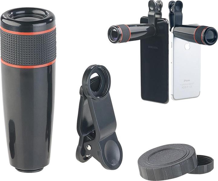 Produktbild Somikon Smartphone-Vorsatz-Tele-Objektiv