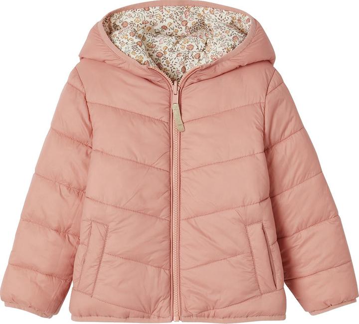 Vertbaudet Leichte Mädchen Wende-Steppjacke mit Recycling-Polyester (158)