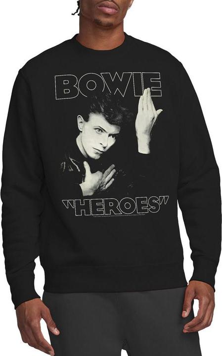 Immagine prodotto David Bowie Heroes Cover Felpa Adulto Unisex (XXL)