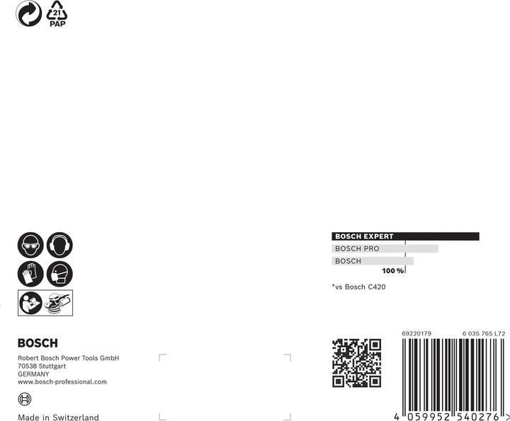 Actual product image Bosch Professional Zubehör M480 abrasive mesh (80)