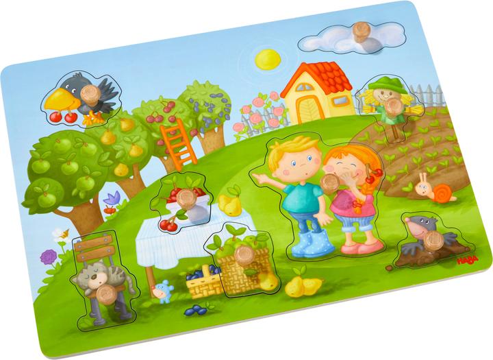 Produktbild Haba Greifpuzzle Obstgarten (8 Teile)
