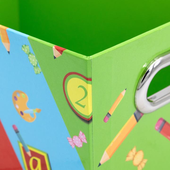 Actual product image Idena School storage basket multicoloured 17.8x27.9x12.7cm
