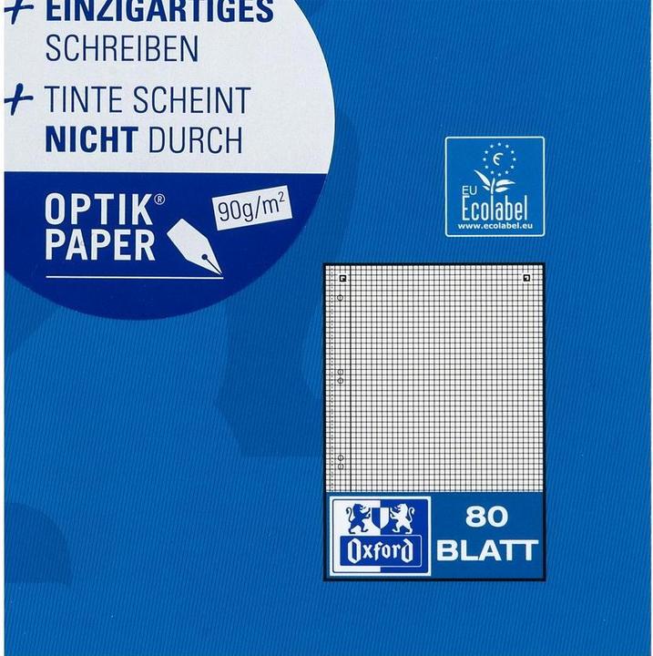 Produktbild Oxford Collegeblock (A5, Kariert, Harter Einband)