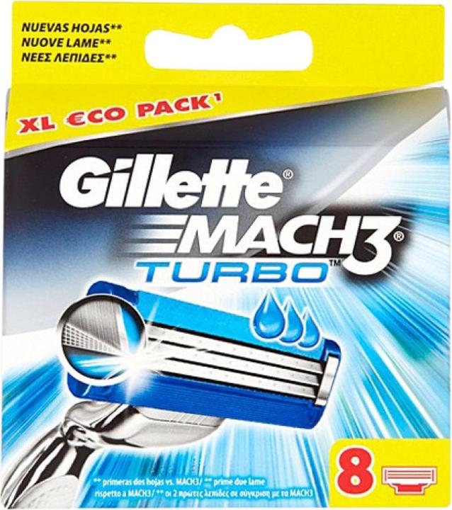 Actual product image Gillette Mach3 Turbo (8 x)
