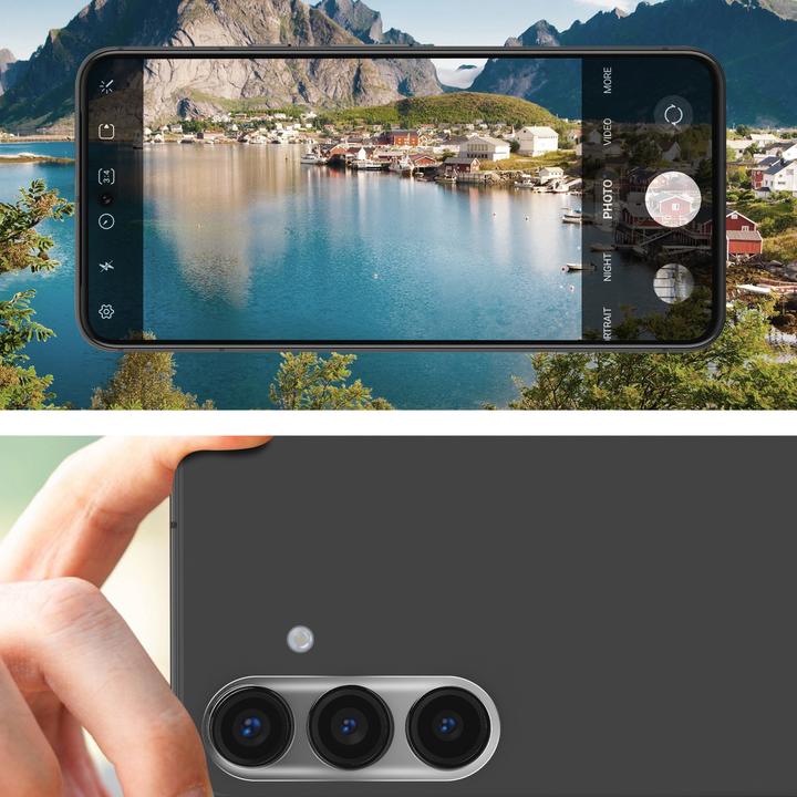 Produktbild Enkay ClearShield Kameraschutz (1 Stück, Samsung Galaxy S24)