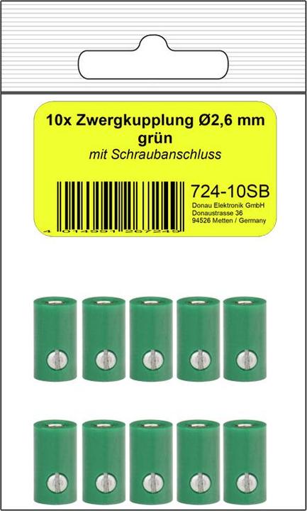 Donau 10 Mini femelle 2,6 mm vert