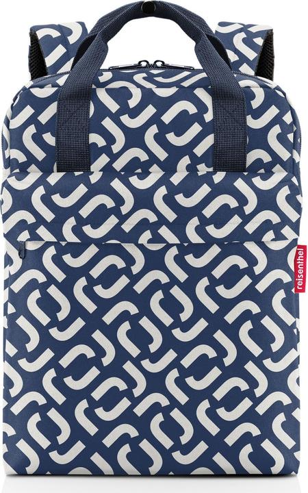 reisenthel Rucksack Allday M Signature Navy Blau/Weiss (15 l)