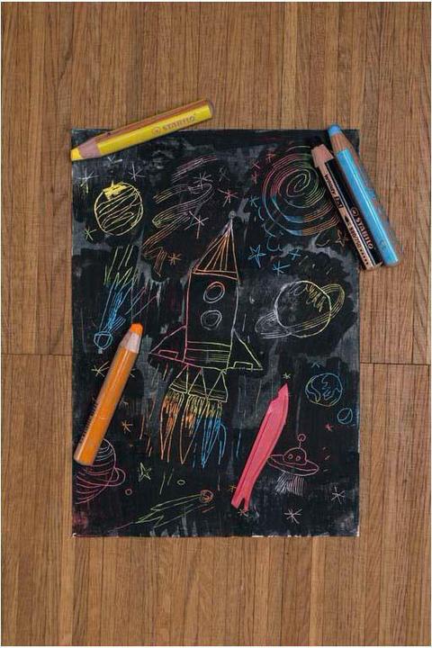 Image du produit STABILO woody 3 en 1 crayon de couleur (Bleu outremer, 1 x)