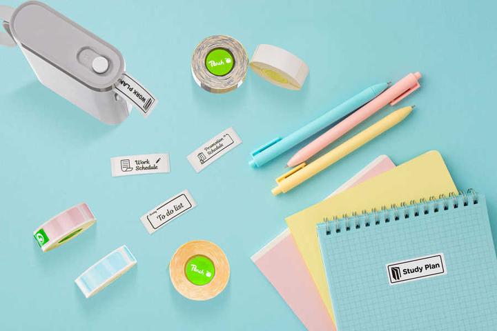 Actual product image Peach Label Roll PE102 transparent (4 cm)