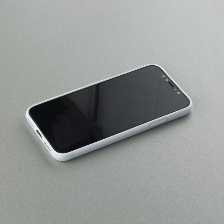 Actual product image PhoneLook Coque Silicone rigide blanc Dark Flowers (Apple iPhone XS, Apple iPhone X)