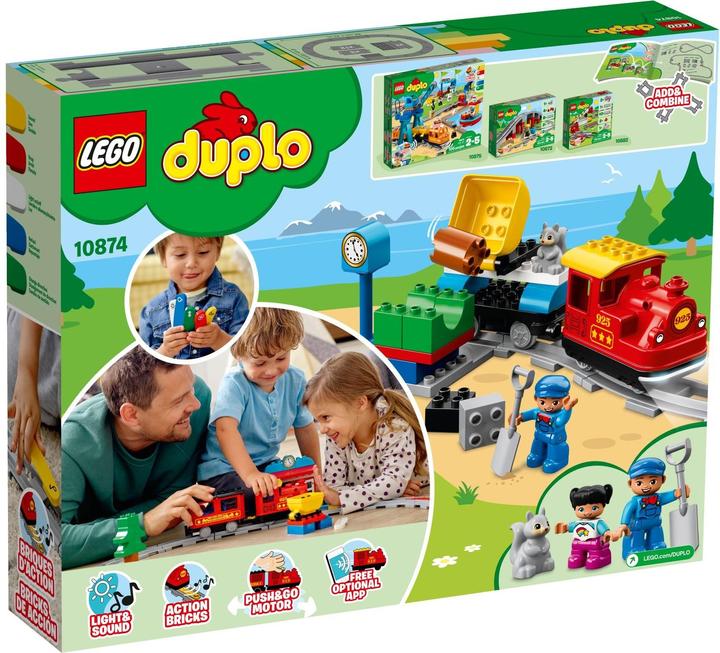 Produktbild LEGO End-Of-Live Set Dampfeisenbahn - 10874 NEU! Teile 59x (10874)