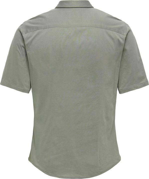Actual product image Only & Sons Onsrobin Button Under Ss Stretch Shirt (S)