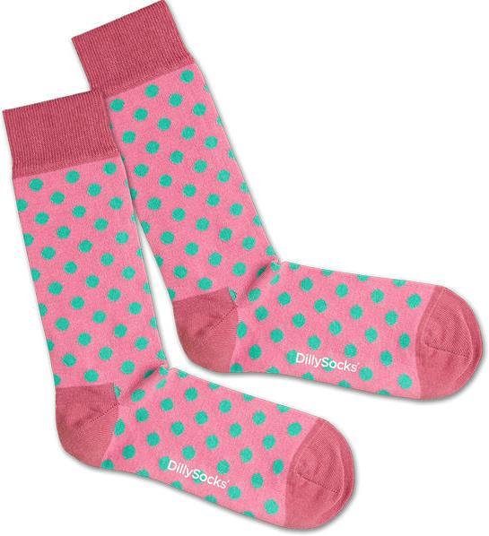 Image du produit DillySocks Shots roses (Une unité par pack, 36 - 40)