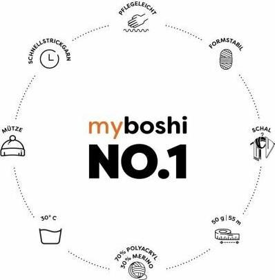 Image du produit Myboshi Laine n° 1 (55 m)